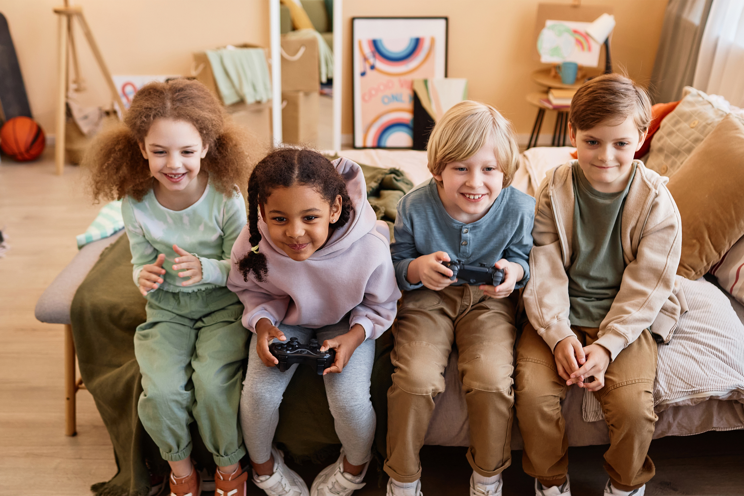 Leadspace Young gen alphas playing video games